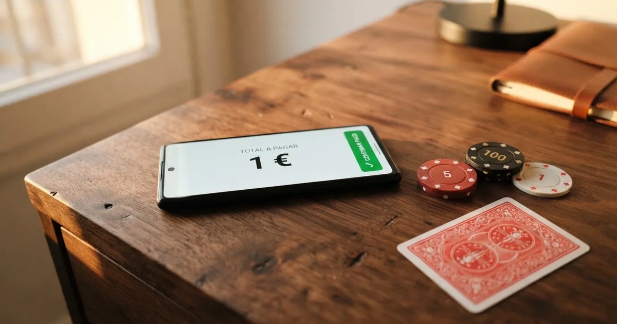 Casinos con ingreso mínimo de 1 euro en España (2026)